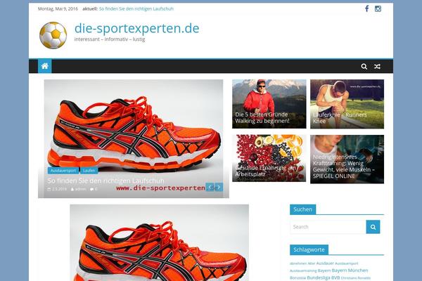 die-sportexperten.de site used Momentous Lite