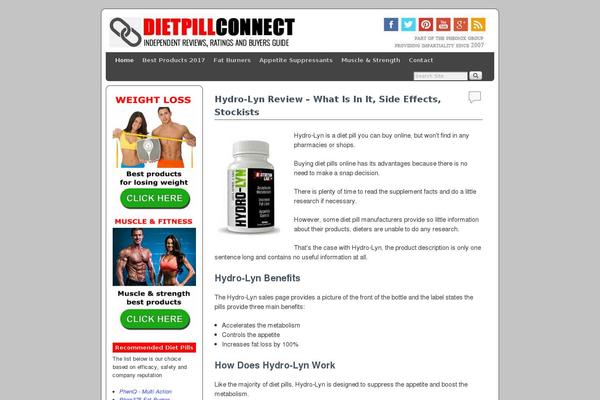 dietpillconnect.com site used Weaver II pro