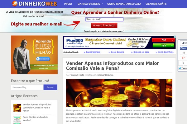 dinheiro-web.com site used MinimalistBlogger