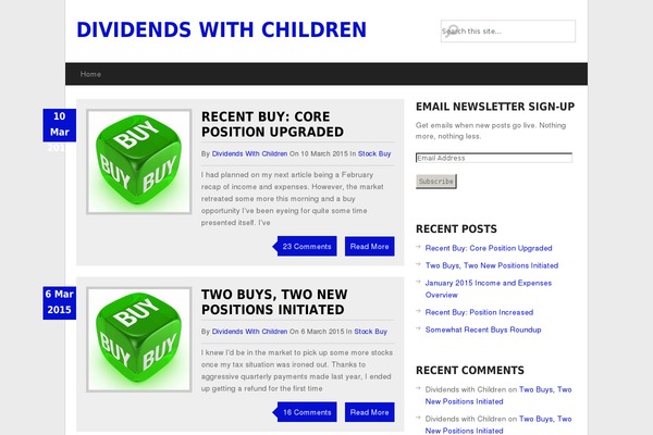 dividendswithchildren.com site used GreenChili