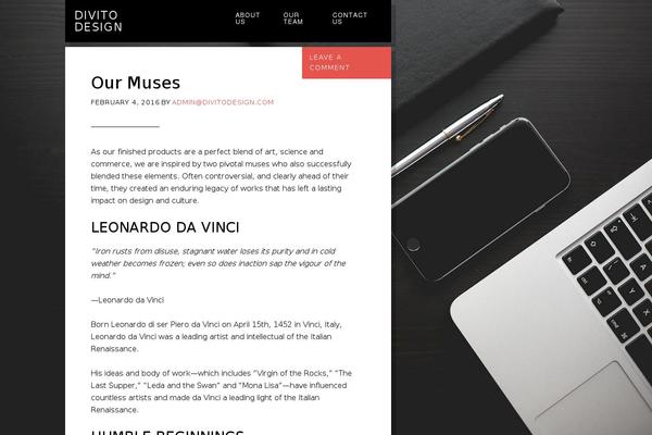 Genesis theme site design template sample
