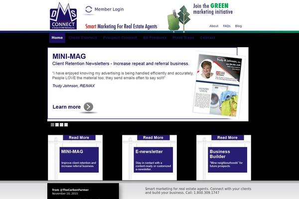 DMS theme site design template sample