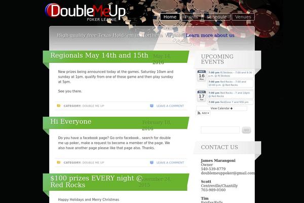 Doubleup Theme website example screenshot