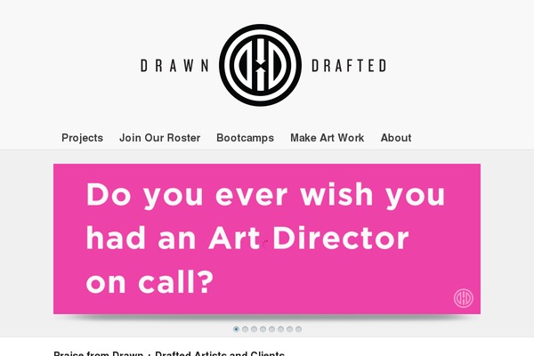 drawnanddrafted.com site used Simplicity