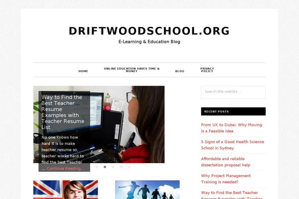 driftwoodschool.org site used Daily Dish Pro