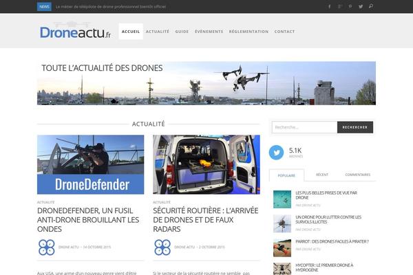 drone-actu.fr site used Sprout