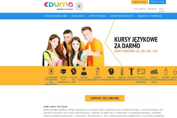 Eduma website example screenshot
