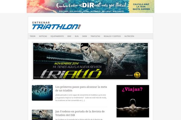 entrenar-triatlon.com site used Fresh & Clean