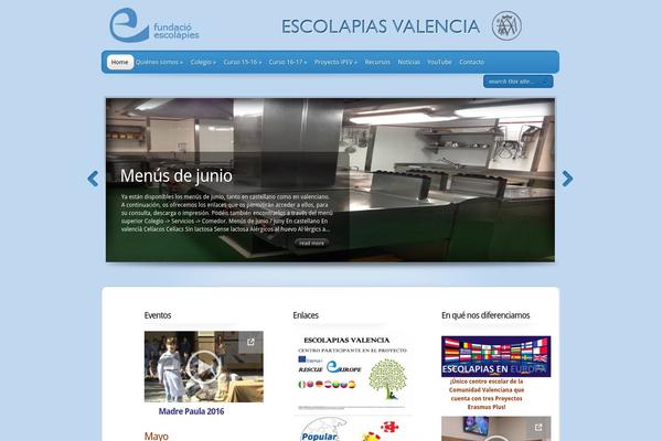 escolapiasvalencia.org site used TheProfessional