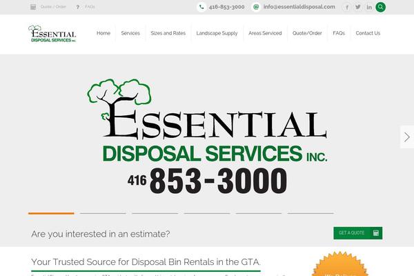 essentialdisposal.com site used Alyeska