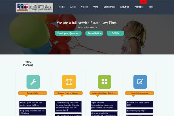 Limo website example screenshot