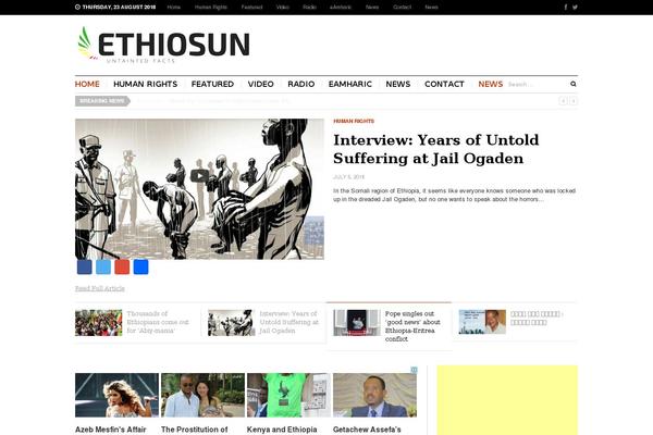 ethiosun.com site used TrueNews
