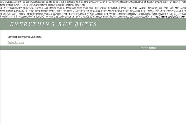 everythingbutbutts.com site used Classic