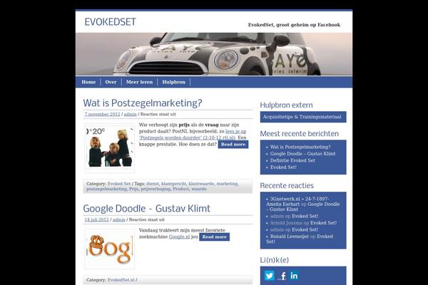 evokedset.nl site used zeeBusiness