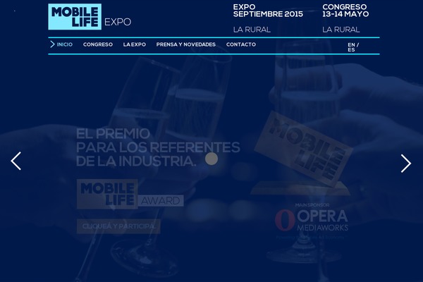 expomobilelife.com site used Expo