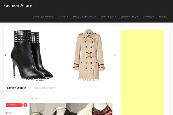 fashion-allure.com site used Allure