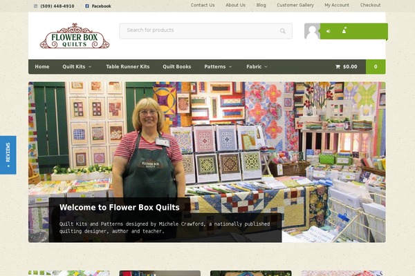 flowerboxquilts.com site used Garden
