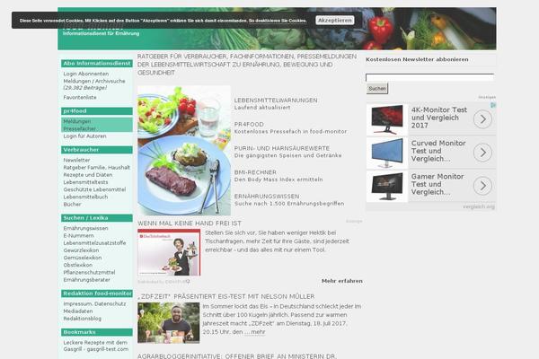 Gambit theme site design template sample