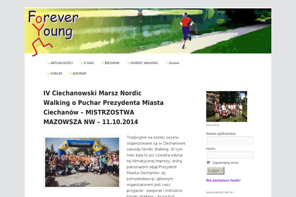 foreveryounglodz.pl site used Forever