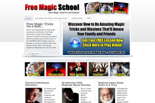 freemagicschool.com site used Crystal