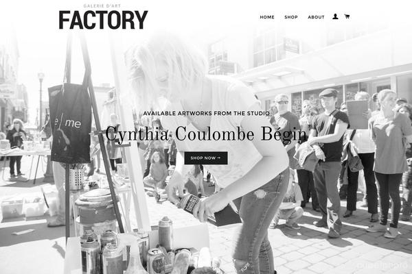 Factory theme site design template sample