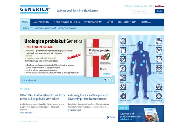 generica.sk site used Qwery
