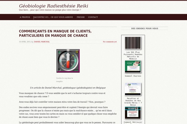 geobiologie-radiesthesie-reiki.be site used Ampersand