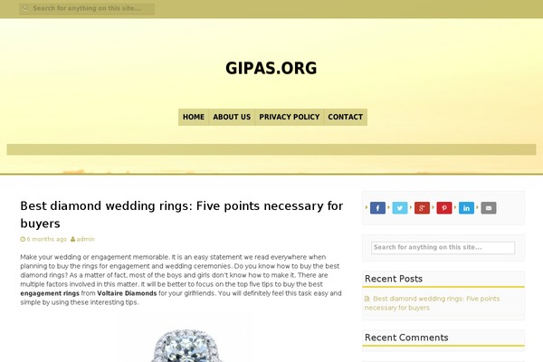 gipas.org site used Dellow