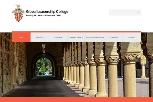 globalleadershipcollege.com site used Cherry Framework
