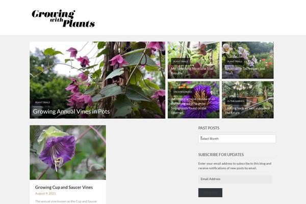 growingwithplants.com site used Magazinely