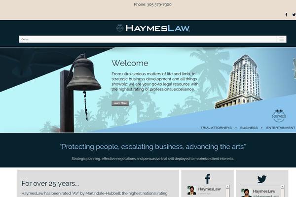 haymeslaw.com site used Attorna