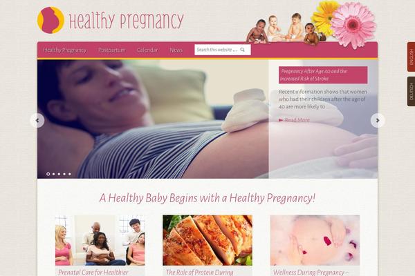 healthypregnancy.com site used Pregnancy