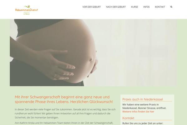 hebamme-in-bonn.de site used Pregnancy