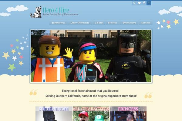Happy Kids theme site design template sample