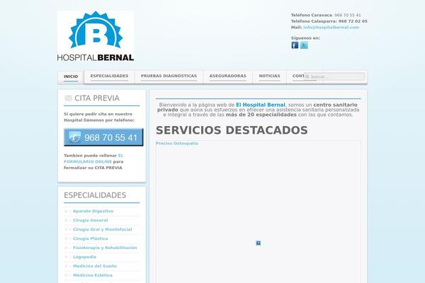 hospitalbernal.com site used Balance