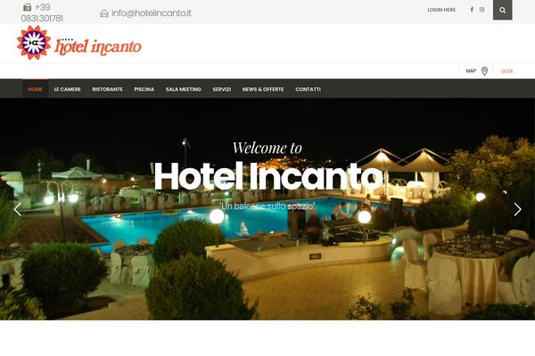 hotelincanto.it site used Hotella