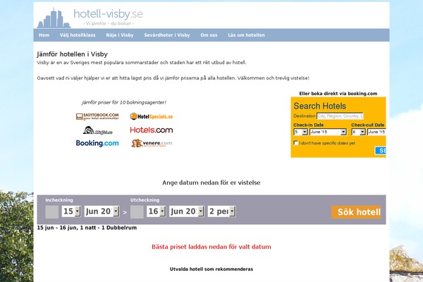 hotell-visby.se site used zeeMagazine