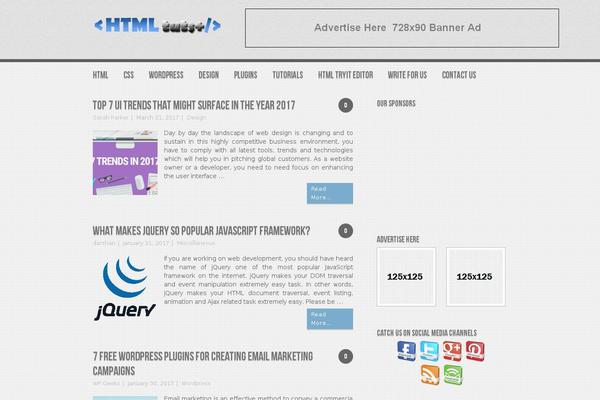 Accentbox theme site design template sample