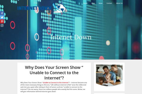 internetdown.org site used One Pageily