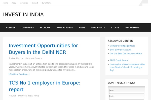 investmoneyinindia.com site used Schema