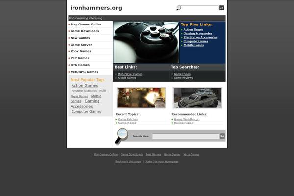 ironhammers.org site used Accentbox
