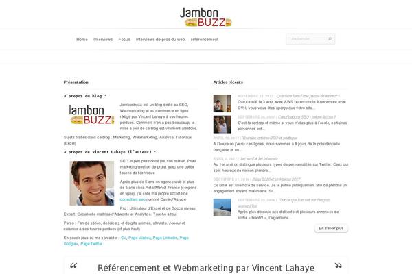jambonbuzz.com site used Evolution