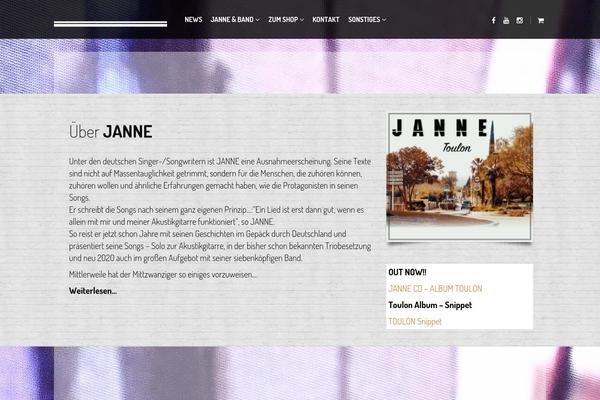 janne-music.de site used Vocal