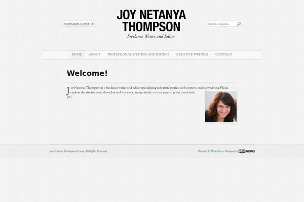 Editorial theme site design template sample