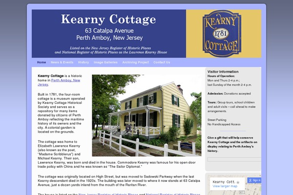 kearnycottage.org site used Weaver