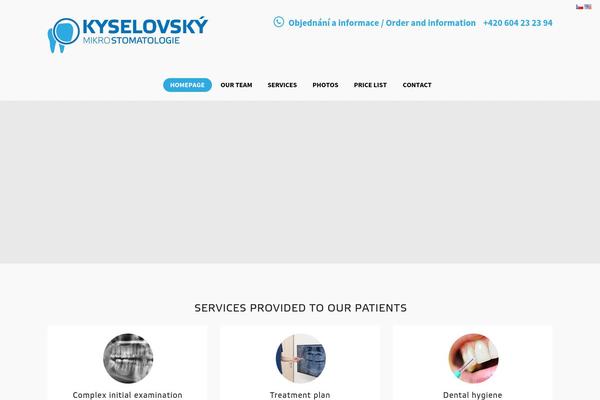 kyselovsky.cz site used Dentalux