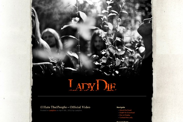 ladydie.net site used Black-LetterHead