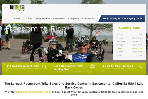 laidbackcycles.com site used CarPress