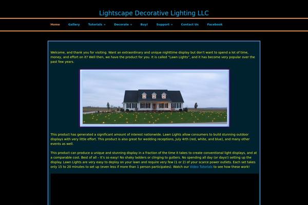 lawnlights.com site used Modernize v3.13