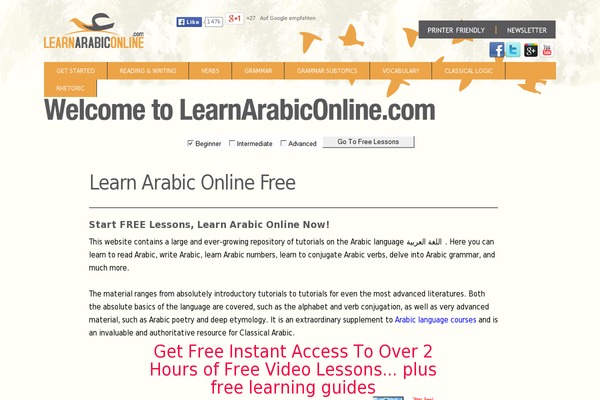 learnarabiconline.com site used Op-smart-theme3